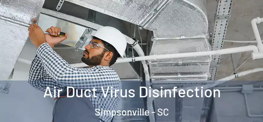  Air Duct Virus Disinfection Simpsonville - SC