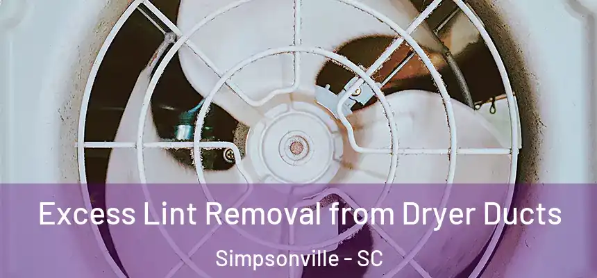  Excess Lint Removal from Dryer Ducts Simpsonville - SC